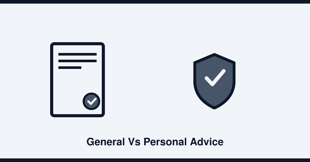 General advice vs personal advice: what's the difference and why it matters